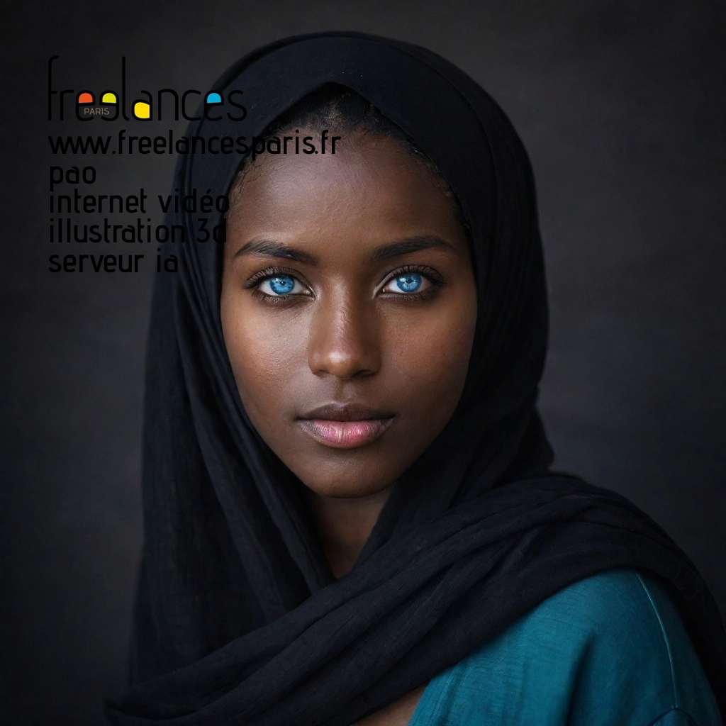 Pao mise en page internet vidéo illustration 3d serveur IA générative AI freelance paris studio de création magazines 73bogu70